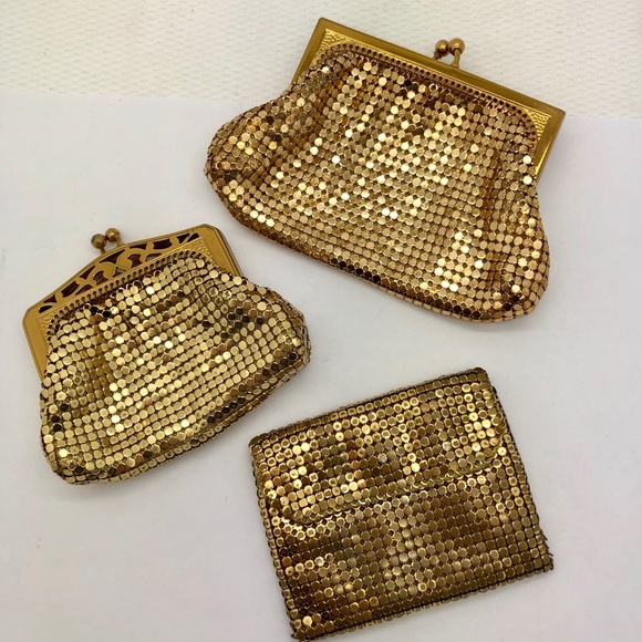 whiting and davis vintage coin purse